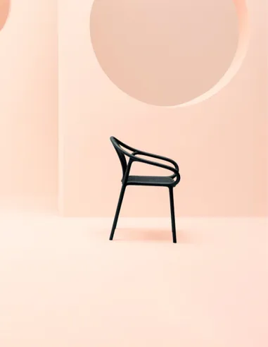 Стілець PEDRALI REMIND 3735 NE чорний - купити Київ, Дніпро, Одеса, Львів, Харків