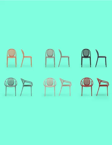 Стул PEDRALI REMIND 3735 SA серый - купить Киев, Днепр, Одесса, Львов, Харьков