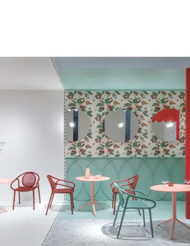 Стул PEDRALI REMIND 3735 RO красный - купить Киев, Днепр, Одесса, Львов, Харьков