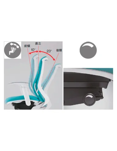 Крісло OKAMURA SYLPHY BLACK, ергономічне - купити Київ, Дніпро, Одеса, Львів, Харків