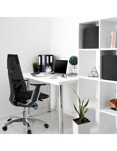 Кресло руководителя GENIDIA GN2 MESH BLACK FRAME - купить Киев, Днепр, Одесса, Львов, Харьков