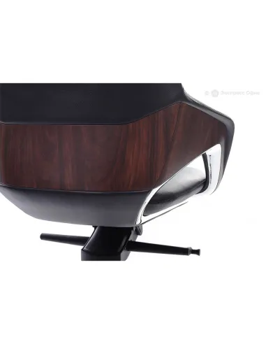 Кресло FK005-B, кожаное, со средней спинкой, черное - купить Киев, Днепр, Одесса, Львов, Харьков