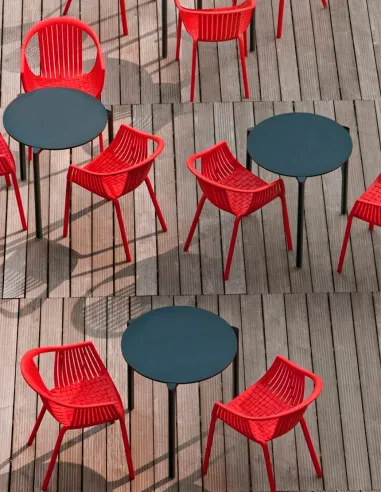 Стілець PEDRALI TATAMI 306 RO червоний - купити Київ, Дніпро, Одеса, Львів, Харків