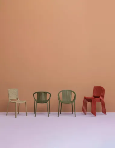 Стул PEDRALI TATAMI 305 RO красный - купить Киев, Днепр, Одесса, Львов, Харьков