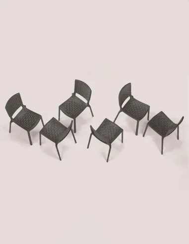 Стул PEDRALI TATAMI 305 MA коричневый - купить Киев, Днепр, Одесса, Львов, Харьков