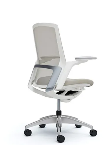 Кресло OKAMURA FINORA с тканевым сиденьем, белый корпус - купить Киев,  Днепр, Одесса, Львов, Харьков
