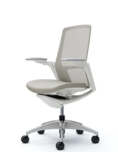 Кресло OKAMURA FINORA с тканевым сиденьем, белый корпус - купить Киев,  Днепр, Одесса, Львов, Харьков