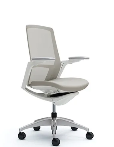 Кресло OKAMURA FINORA с тканевым сиденьем, белый корпус - купить Киев,  Днепр, Одесса, Львов, Харьков