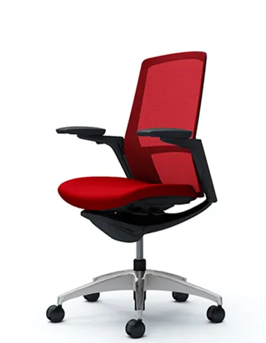 Крісло OKAMURA FINORA, з тканинним сидінням, чорний корпус - купити Київ, Дніпро, Одеса, Львів, Харків