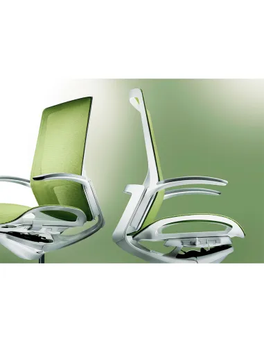 Крісло OKAMURA FINORA, з тканинним сидінням, чорний корпус - купити Київ, Дніпро, Одеса, Львів, Харків