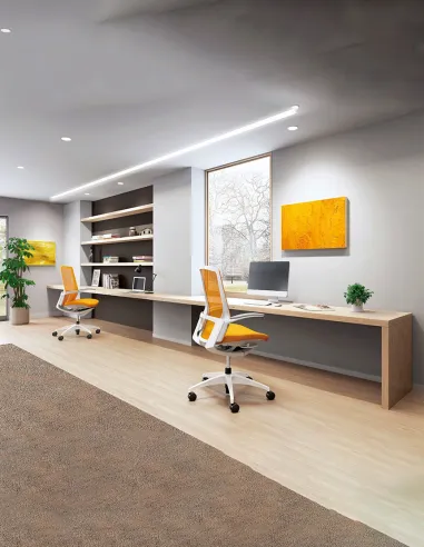 Крісло OKAMURA FINORA WHITE MESH - купити Київ, Дніпро, Одеса, Львів, Харків