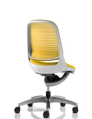 Крісло Okamura Luce Mango Yellow для оператора з підлокітниками - купити Київ, Дніпро, Одеса, Львів, Харків