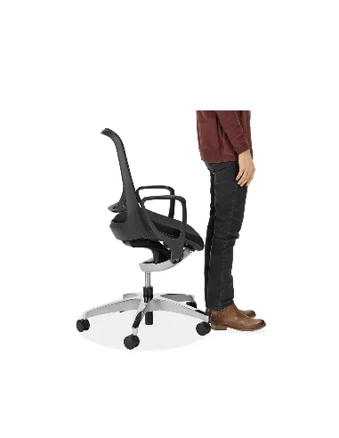 Кресло Okamura Luce Mango Yellow для оператора с подлокотниками - купить Киев, Днепр, Одесса, Львов, Харьков