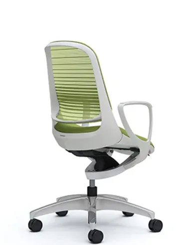 Крісло Okamura Luce Lime Green для оператора з підлокітниками - купити Київ, Дніпро, Одеса, Львів, Харків