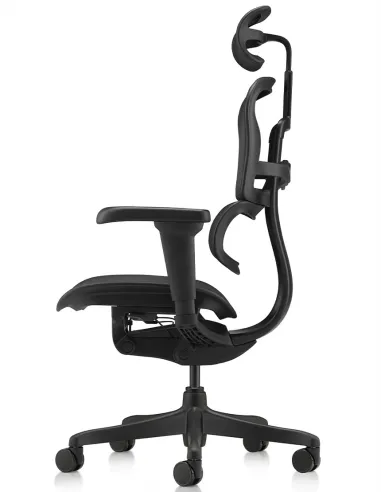 Крісло ERGOHUMAN ULTRA ALL BLACK (EHU-BB-HAM-4D, сітка T-168-B1 BLACK), ергономічне - купити Київ, Дніпро, Одеса, Львів, Харків