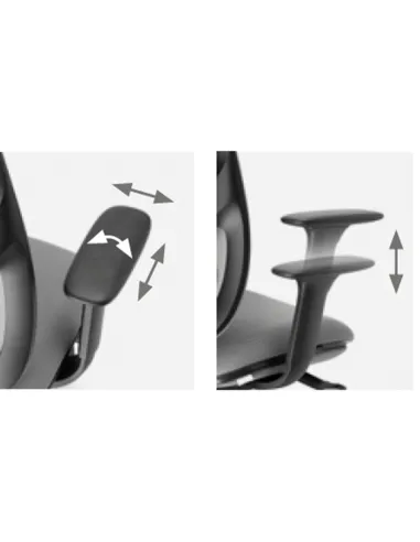 Кресло SOKOA EMAN NR87 BLACK, эргономичное - купить Киев, Днепр, Одесса, Львов, Харьков