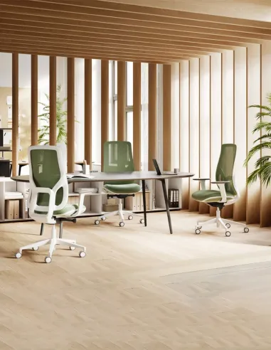 Кресло SOKOA EMAN NL86 WHITE, эргономичное - купить Киев, Днепр, Одесса, Львов, Харьков