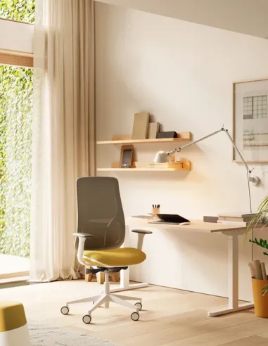 Кресло SOKOA EMAN NL86 WHITE, эргономичное - купить Киев, Днепр, Одесса, Львов, Харьков