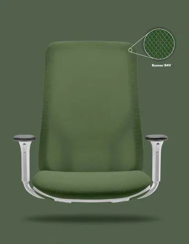 Крісло SOKOA EMAN NL86 WHITE, ергономічне - купити Київ, Дніпро, Одеса, Львів, Харків