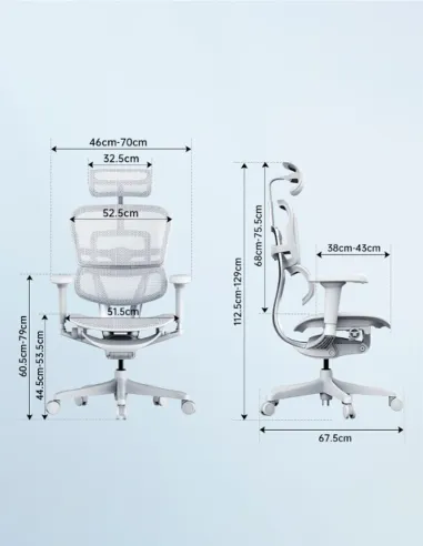 Кресло ERGOHUMAN ULTRA (EHU-AB-HAM-4D, сетка T-168-B1 BLACK), эргономичное - купить Киев, Днепр, Одесса, Львов, Харьков