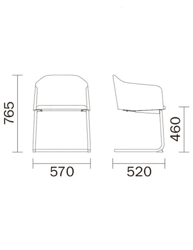 Крісло PEDRALI LAJA 882 - купити Київ, Дніпро, Одеса, Львів, Харків