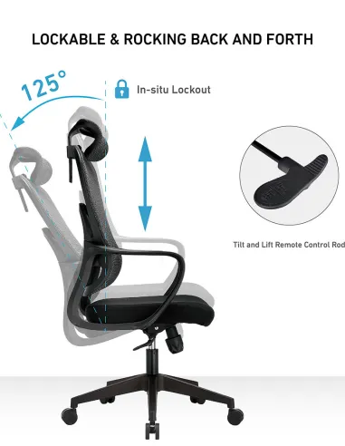 Кресло KRESLALUX GO-SIT 645-A LIGHT GREY, эргономичное - купить Киев, Днепр, Одесса, Львов, Харьков