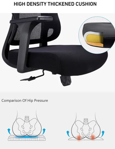 Кресло KRESLALUX GO-SIT 645-A LIGHT GREY, эргономичное - купить Киев, Днепр, Одесса, Львов, Харьков