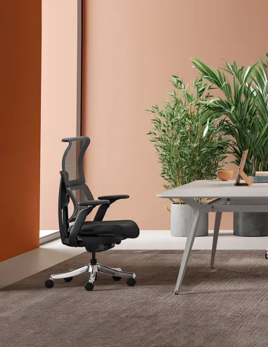 Кресло KRESLALUX FLAMINGO BLACK, эргономичное - купить Киев, Днепр, Одесса, Львов, Харьков