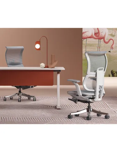 Кресло KRESLALUX FLAMINGO GREY, эргономичное - купить Киев, Днепр, Одесса, Львов, Харьков