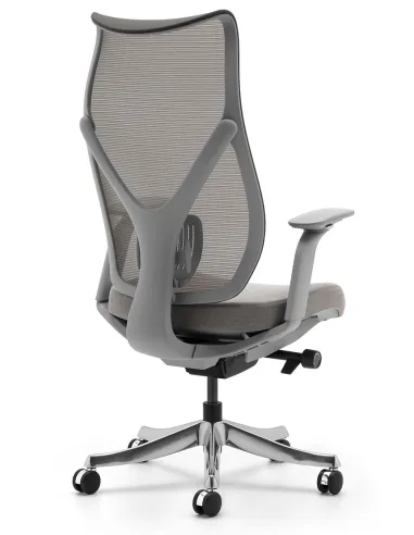 Кресло KRESLALUX HERMES GREY, эргономичное - купить Киев, Днепр, Одесса, Львов, Харьков