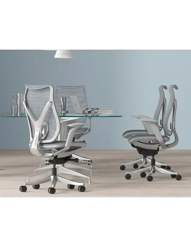 Кресло KRESLALUX HERMES GREY, эргономичное - купить Киев, Днепр, Одесса, Львов, Харьков