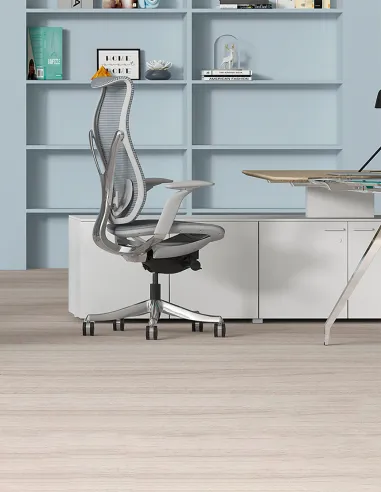 Кресло KRESLALUX HERMES GREY, эргономичное - купить Киев, Днепр, Одесса, Львов, Харьков