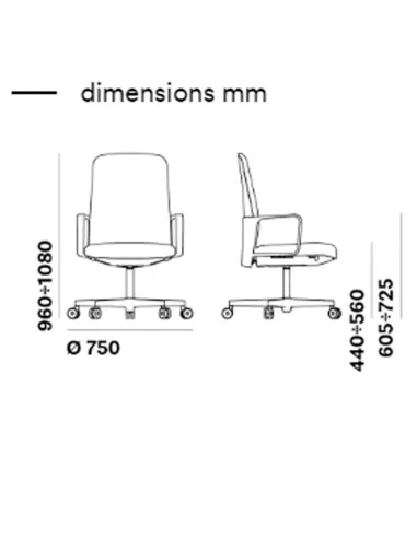 Кресло PEDRALI TEMPS 3765 BLACK - купить Киев, Днепр, Одесса, Львов, Харьков