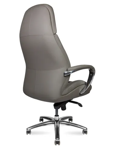 Кресло F181 DGL для руководителя, темно-серое, кожаное - купить Киев, Днепр, Одесса, Львов, Харьков
