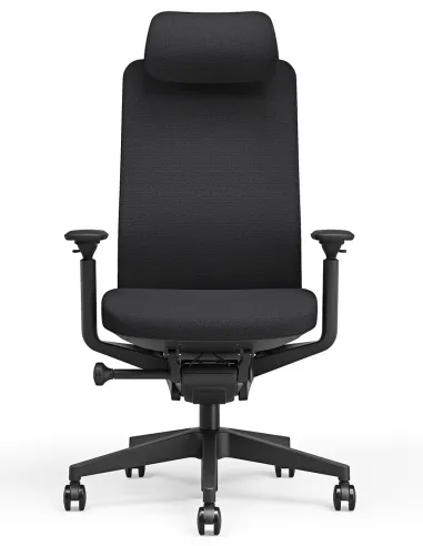 Кресло KRESLALUX GRAPHIS 8016-A BLACK, эргономичное - купить Киев, Днепр, Одесса, Львов, Харьков