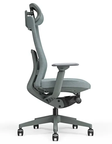 Кресло KRESLALUX GRAPHIS 8016-A DARK GREY, эргономичное - купить Киев, Днепр, Одесса, Львов, Харьков