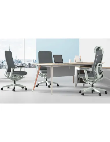 Крісло KRESLALUX GRAPHIS 8016-A LIGHT GREY, ергономічне - купити Київ, Дніпро, Одеса, Львів, Харків