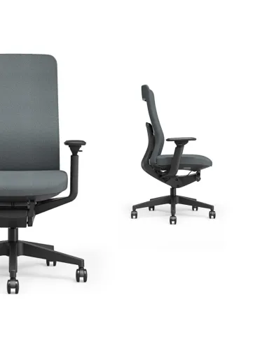 Кресло KRESLALUX GRAPHIS 8016-B DARK GREY, эргономичное - купить Киев, Днепр, Одесса, Львов, Харьков