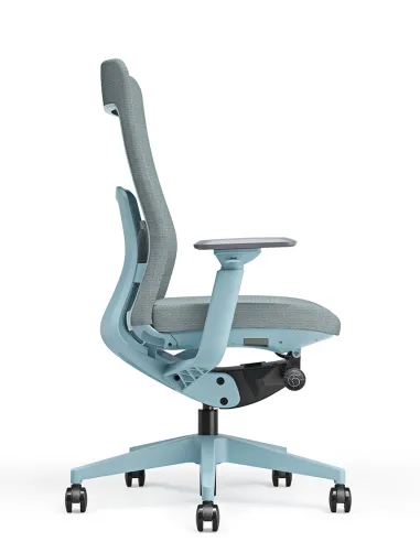 Кресло KRESLALUX GRAPHIS 8016-B SNOWY BLUE, эргономичное - купить Киев, Днепр, Одесса, Львов, Харьков