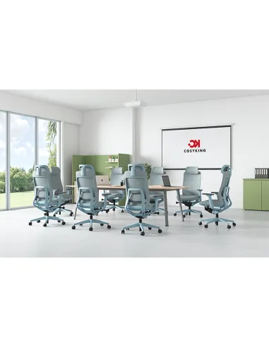 Крісло KRESLALUX GRAPHIS 8016-B SNOWY BLUE, ергономічне - купити Київ, Дніпро, Одеса, Львів, Харків