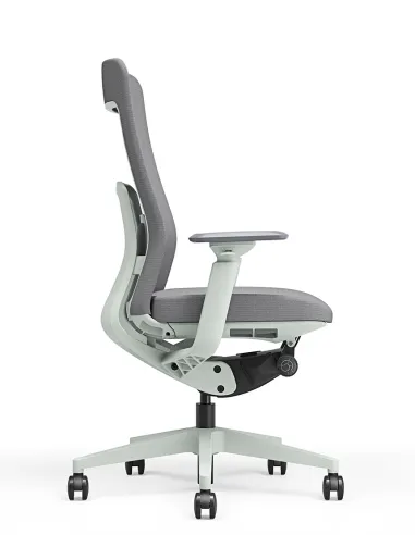 Кресло KRESLALUX GRAPHIS 8016-B LIGHT GREY, эргономичное - купить Киев, Днепр, Одесса, Львов, Харьков