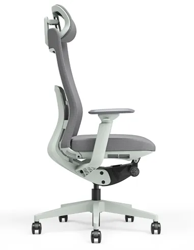 Кресло KRESLALUX GRAPHIS 8016-A LIGHT GREY, эргономичное - купить Киев, Днепр, Одесса, Львов, Харьков