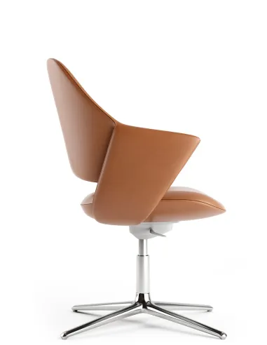 Конференц-крісло KRESLALUX ZENN ORANGE, шкіряне - купити Київ, Дніпро, Одеса, Львів, Харків