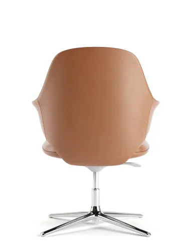 Конференц-крісло KRESLALUX AKIRA-V ORANGE, шкіряне - купити Київ, Дніпро, Одеса, Львів, Харків