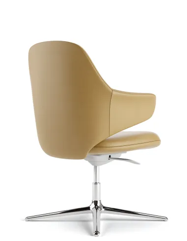 Конференц-крісло KRESLALUX AKIRA-V YELLOW, шкіряне - купити Київ, Дніпро, Одеса, Львів, Харків