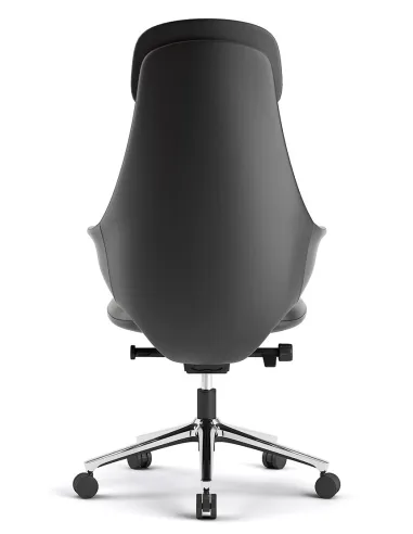 Крісло KRESLALUX AKIRA BLACK для керівника, шкіряне - купити Київ, Дніпро, Одеса, Львів, Харків