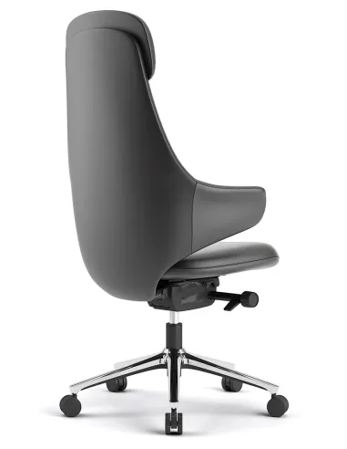 Крісло KRESLALUX AKIRA BLACK для керівника, шкіряне - купити Київ, Дніпро, Одеса, Львів, Харків