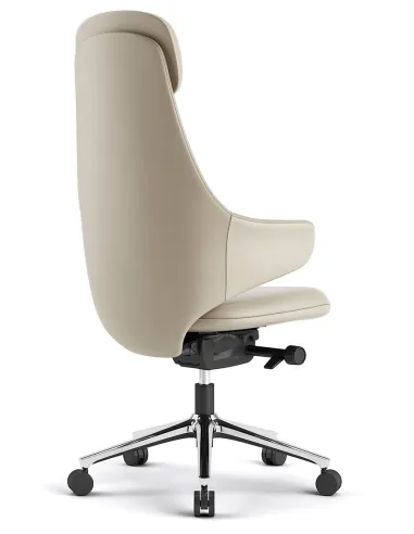 Кресло KRESLALUX AKIRA KHAKI для руководителя, кожаное - купить Киев, Днепр, Одесса, Львов, Харьков