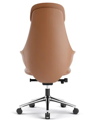 Крісло KRESLALUX AKIRA ORANGE для керівника, шкіряне - купити Київ, Дніпро, Одеса, Львів, Харків