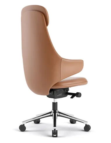 Крісло KRESLALUX AKIRA ORANGE для керівника, шкіряне - купити Київ, Дніпро, Одеса, Львів, Харків